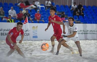 Egypt and the UAE win the Arab Beach Soccer Cup