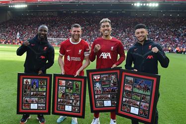 Liverpool bid farewell to their quartet after the Aston Villa match (video)