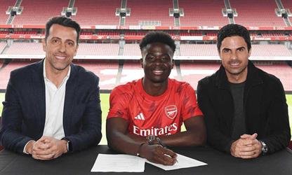 Officially.. Arsenal renews Bukayo Saka’s contract